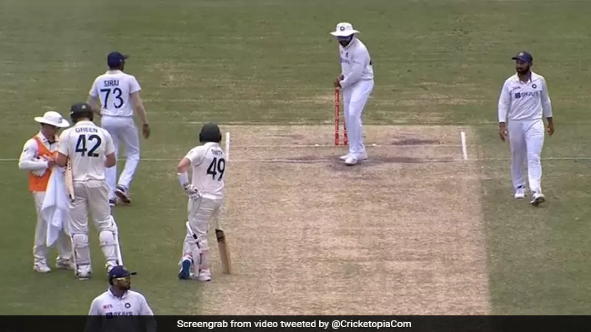 AUS vs IND: स्टीव स्मिथ को दिखाकर रोहित ने किया कुछ ऐसा देखें Video