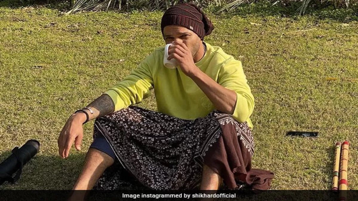दिल्ली की सर्दी में धवन का छलका प्रेम, तस्वीर शेयर कर बताई वजह