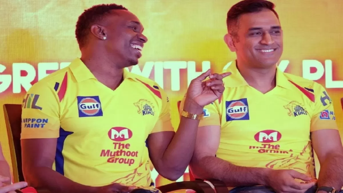 ड्वेन ब्रावो ने किया खुलासा, बोले-Dhoni ने मुझे करियर बनाने में मदद की