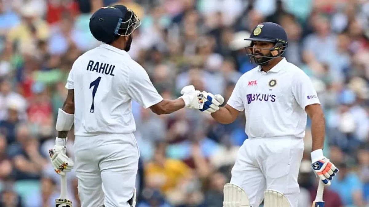 India vs England, रोहित और केएल राहुल क्रीज पर, भारत की नजर बड़ी बढ़त पर