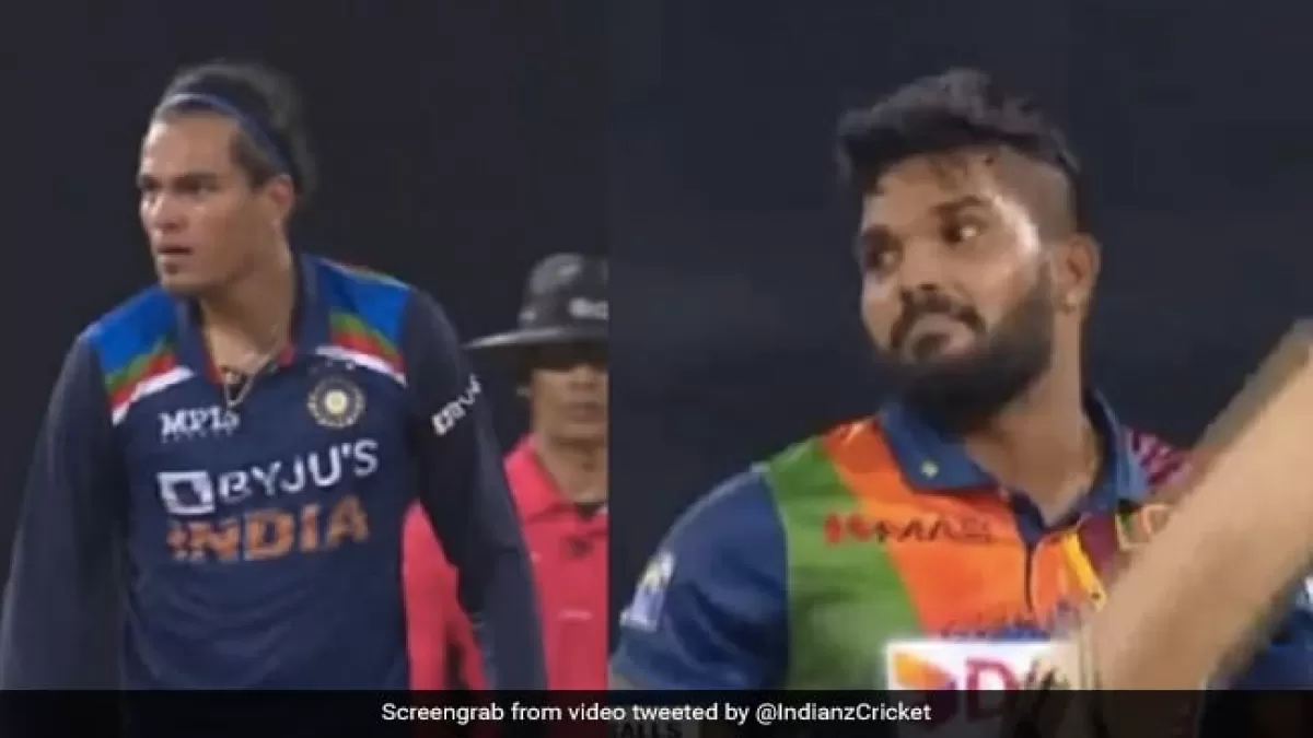 विकेट लेते ही Rahul Chahar ने भड़कते हुए मनाया जश्न, श्रीलंकाई बल्लेबाज के जवाब ने जीत लिया दिल- Video
