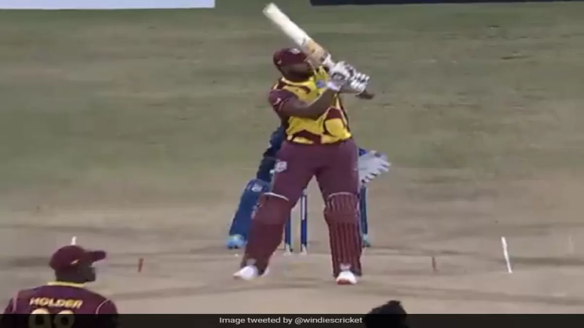 Wi vs Sl 1st T20I: पोलार्ड ने एक ओवर में जड़े 6 छक्के, युवराज के क्लब में हुए शामिल, VIDEO
