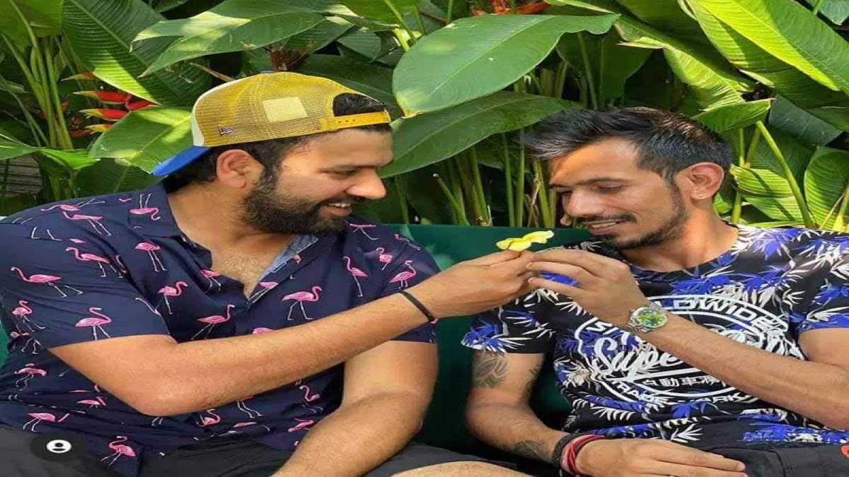 Yuzvendra Chahal Senorita Moment With Rohit Sharma Draws Response From Dhanashree Verma. See Pics