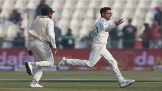 Abrar Ahmed, Pakistan debutant Abrar took out the air of Baysball