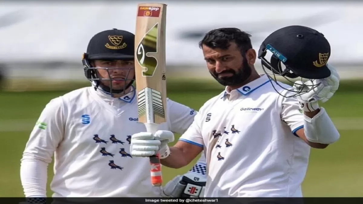 County Cricket, पुजारा की रनों की आंधी, लगातार चार मैचों में बनाए शतक