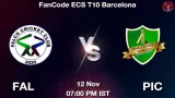 FAL vs PIC Dream11
