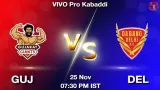 GUJ vs DEL Dream11