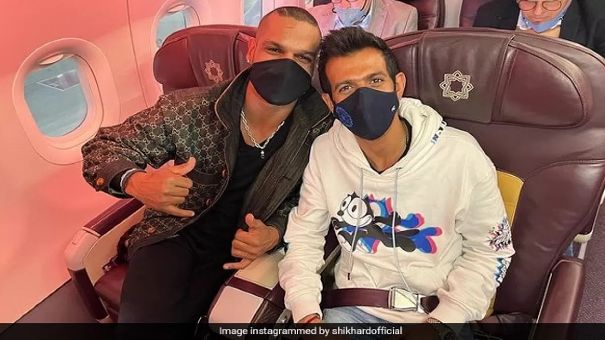 IND vs WI: अहमदाबाद के लिए रवाना हुए धवन और चहल