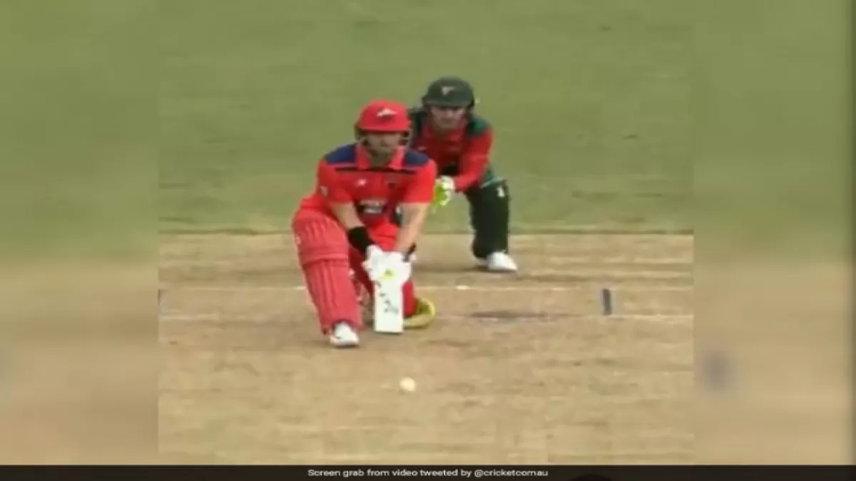 VIDEO, Australian batsman invented this unique shot