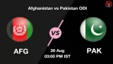 AFG vs PAK Dream11