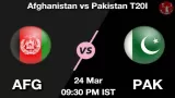 AFG vs PAK Dream11