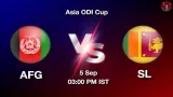 AFG vs SL Dream11