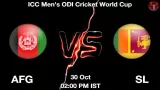 AFG vs SL Today