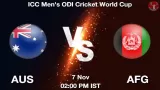 AUS vs AFG Today