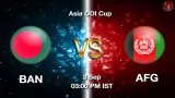 BAN vs AFG Dream11
