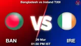 BAN vs IRE Dream11