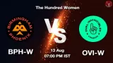 BPH-W vs OVI-W Dream11