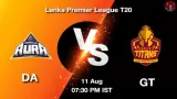 DA vs GT Dream11