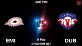 EMI vs DUB Dream11