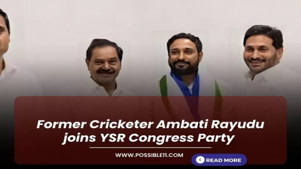 Former Cricketer Ambati Rayudu joins YSR Congress Party