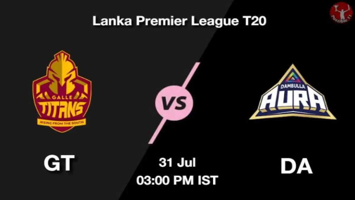 GT vs DA Dream11 Prediction in Hindi, Playing 11, Pitch Report, Weather Report
