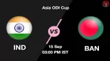 IND vs BAN Dream11