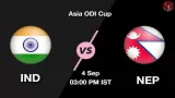 IND vs NEP Dream11