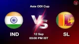 IND vs SL Dream11