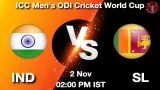 IND vs SL Today