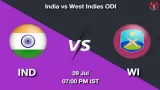IND vs WI Dream11