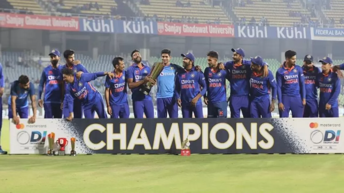 India became the first team in ODI history to win by more than 300 runs