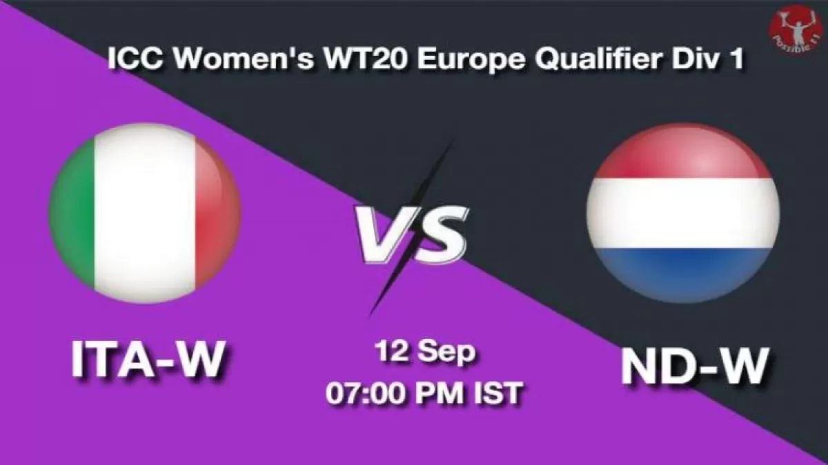 ITA-W vs ND-W Dream11 Prediction in Hindi, Playing 11, Pitch Report, Weather Report