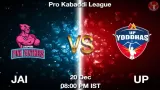 JAI vs UP Dream11