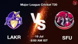 LAKR vs SFU Dream11