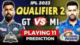 GT vs MI Playing
