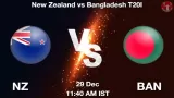NZ vs BAN Dream11
