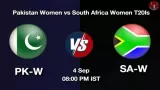 PK-W vs SA-W Dream11