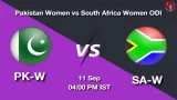 PK-W vs SA-W Dream11