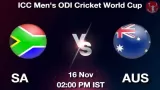 SA vs AUS Today