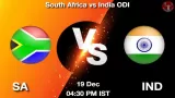 SA vs IND 2nd