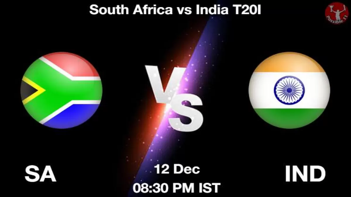SA vs IND 2nd t20i Match Dream11 Prediction in Hindi, Playing 11, Pitch Report, Weather Report