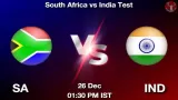 SA vs IND Test