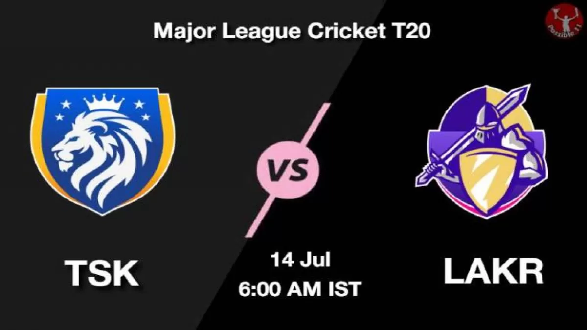 TSK vs LAKR Dream11 Prediction in Hindi, Playing 11, Pitch Report, Weather Report