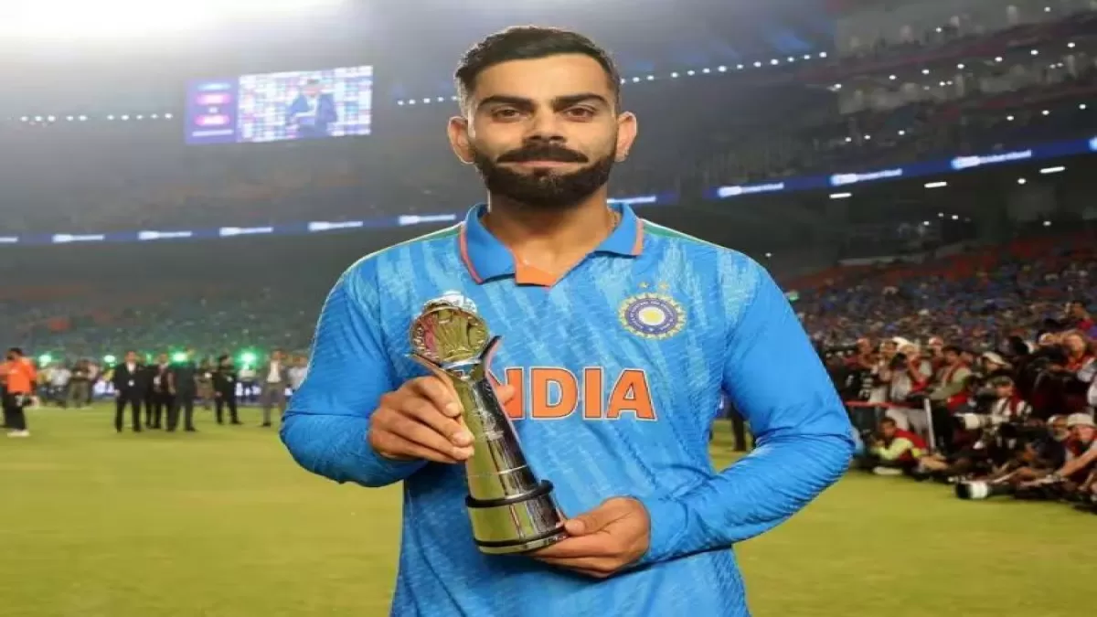 ICC Mens Cricket World Cup में विराट कोहली ने प्लेयर ऑफ द टूर्नामेंट का पुरस्कार जीता