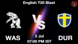 WAS vs DUR Dream11