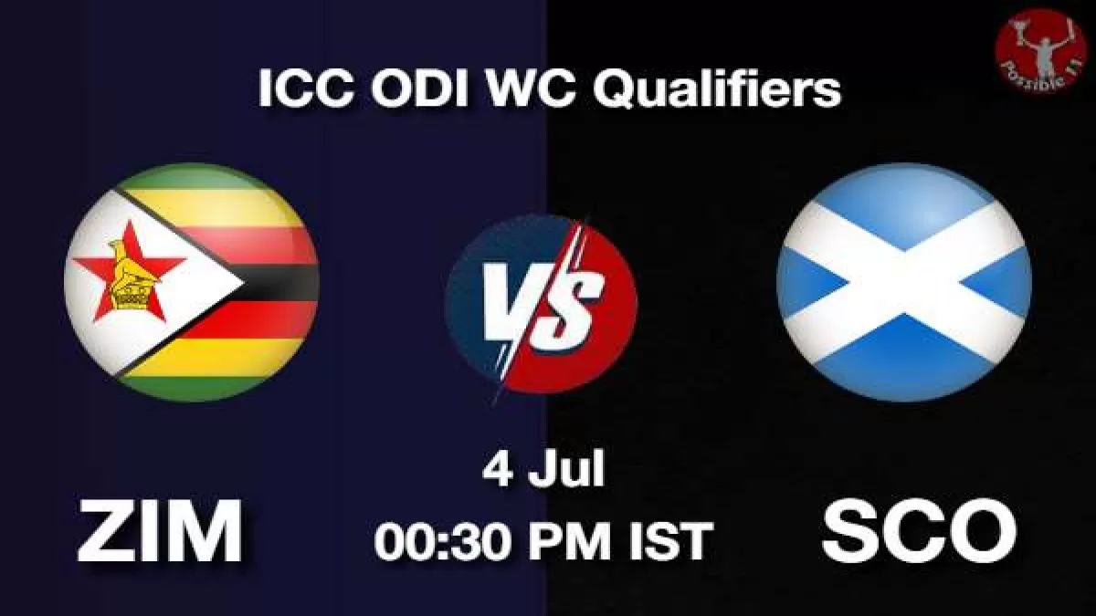 ZIM vs SCO Dream11 Prediction in Hindi, Playing 11, Pitch Report, Weather Report