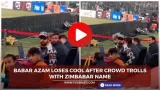 Babar Azam loses cool