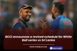 BCCI announces a revised