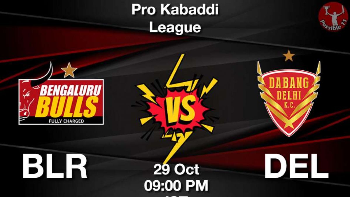 BLR vs DEL Dream11 Prediction in Hindi, Starting 7, Today Match 24, PKL 11