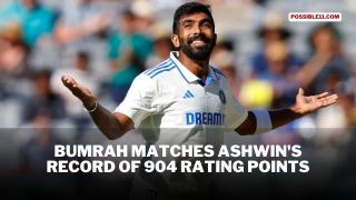 Bumrah Matches Ashwin's Record of 904 Rating Points